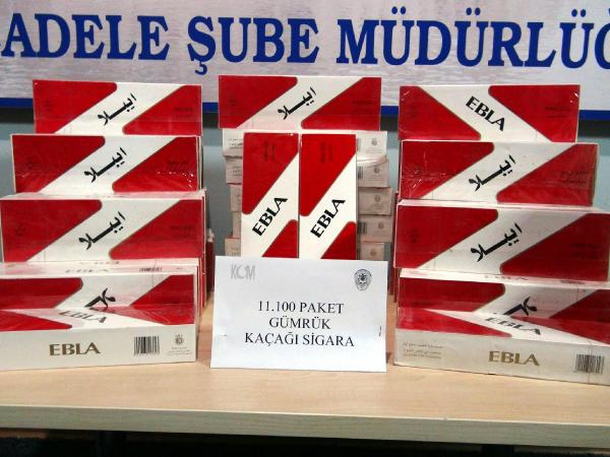 Polisten Kaçak Sigara Operasyonu