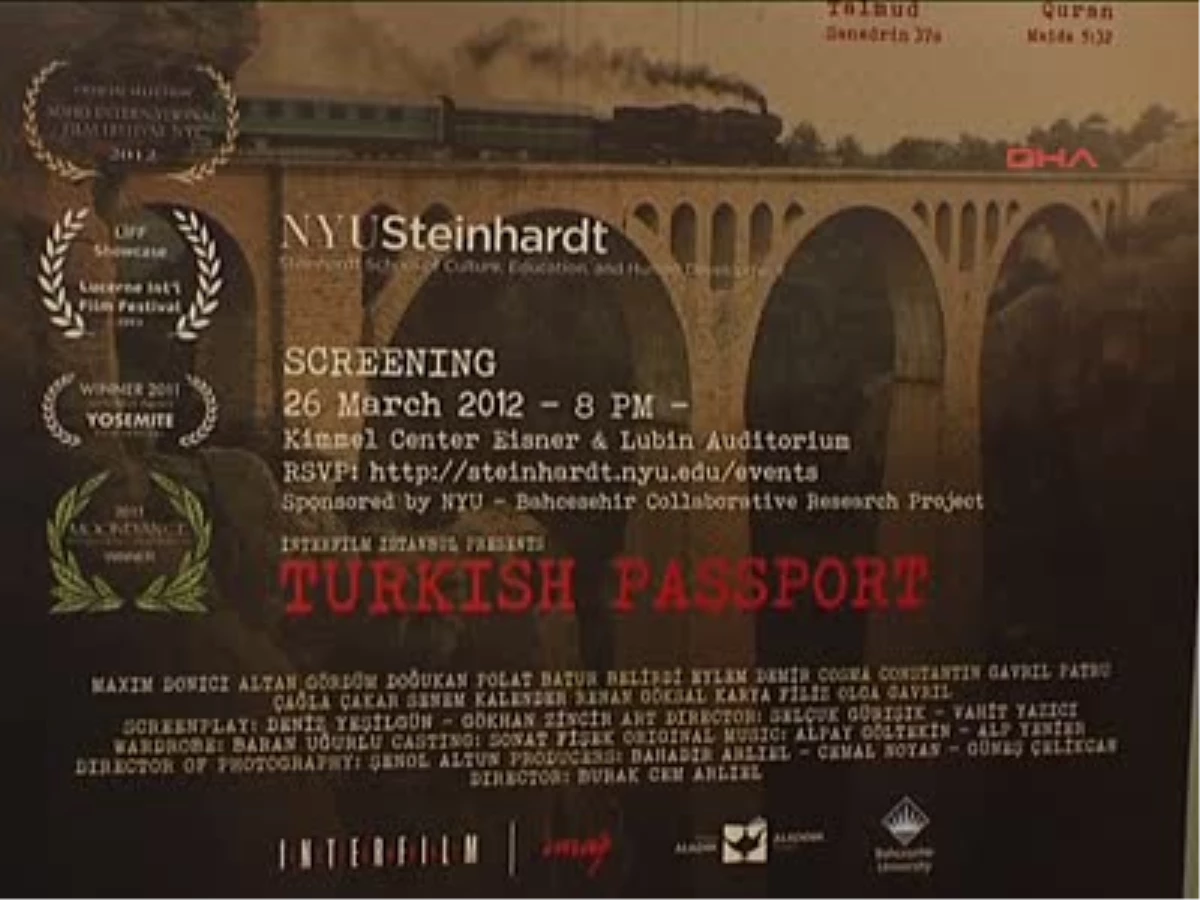 "Türk Pasaportu" New York Üniversite\'sinde