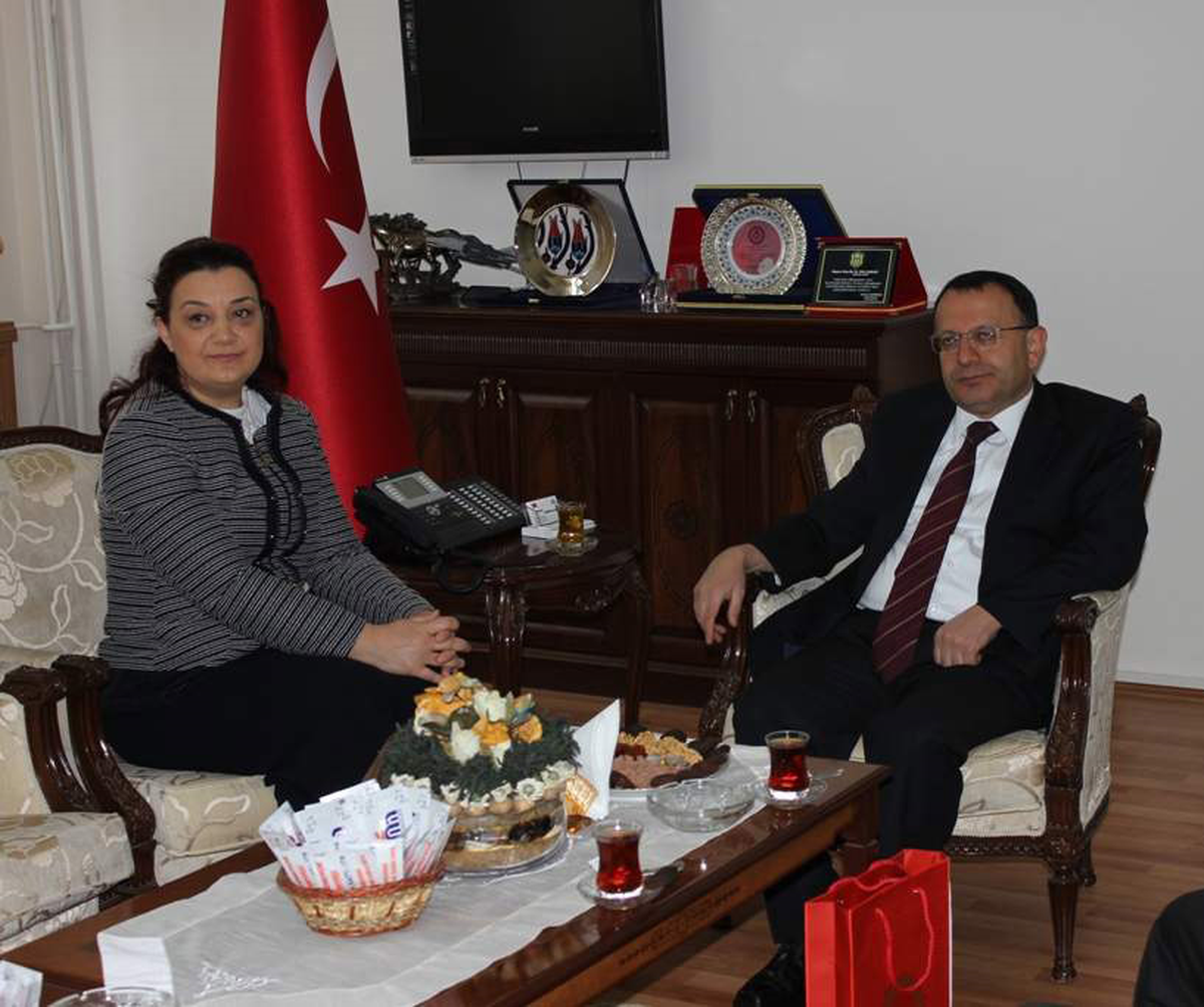 Vali Saran, Sgk Başkan Yardımcısı Gökalp\'ı Kabul Etti