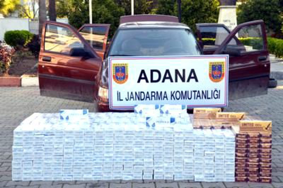 Adana'da 67 Bin Paket Kaçak Sigara Ele Geçirildi