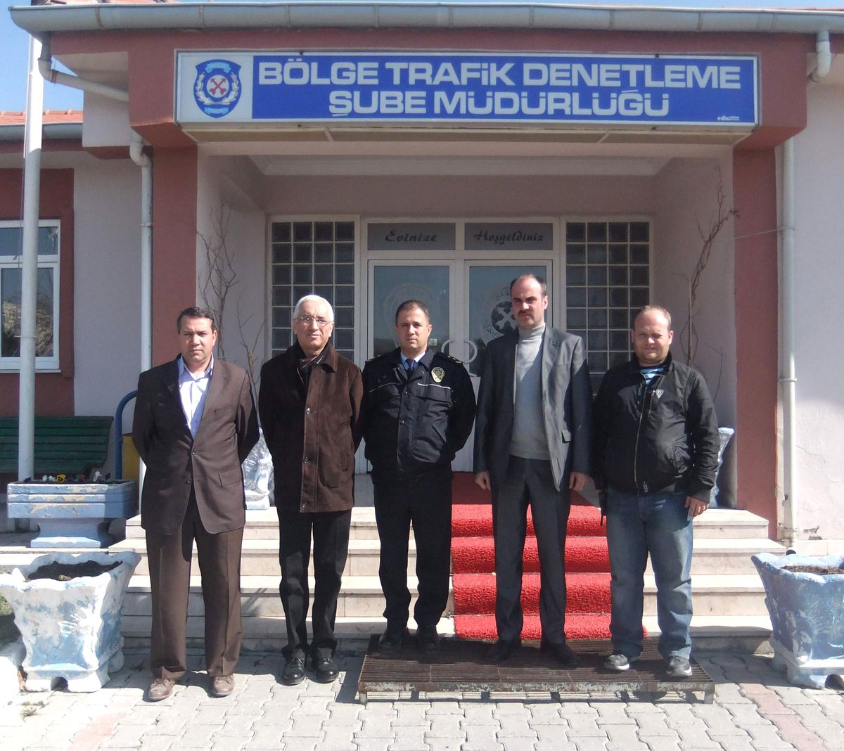 Basın Mensuplarından Bölge Trafik Denetleme Şube Müdürü Ömer Uslusoy\'a Ziyaret