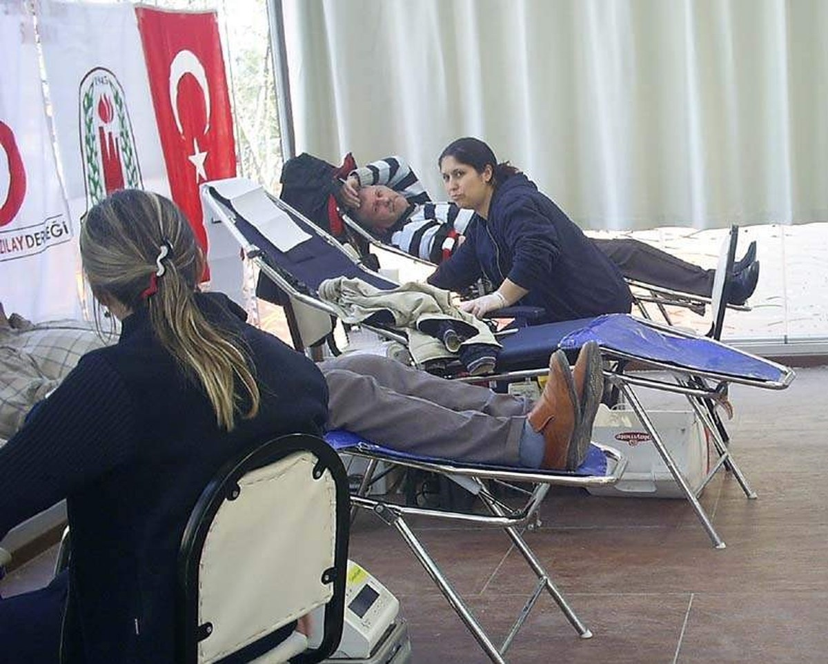Çan\'da Kızılay\'a 34 Ünite Kan Bağışı