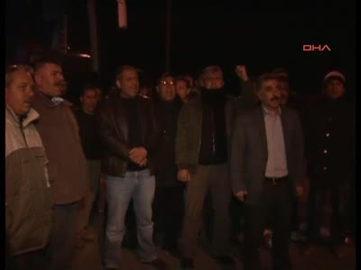 Eyleme Giden Otobüsler Durduruldu