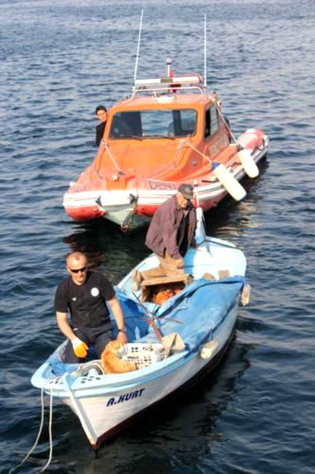İskelede Kedi Kurtarma Operasyonu