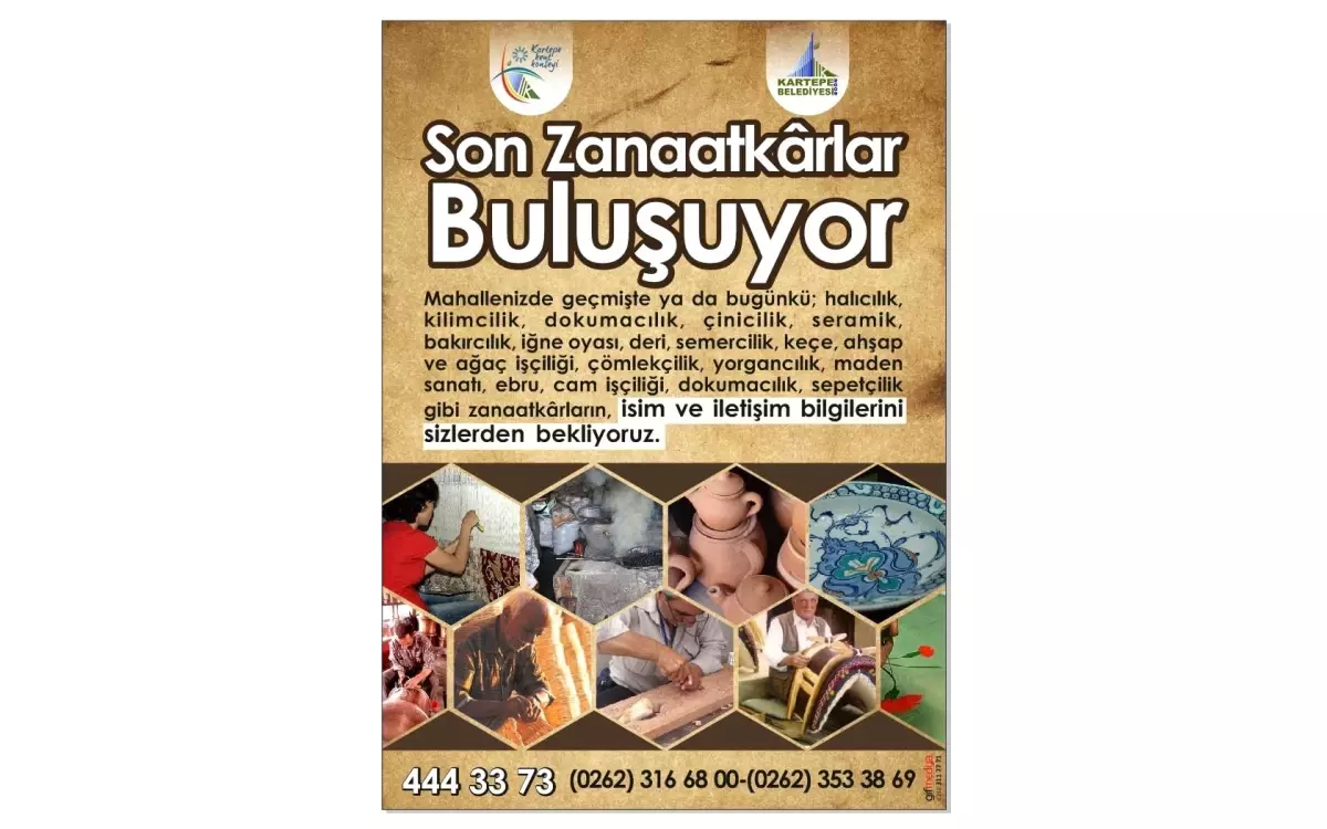 Kartepe\'de Zanaatkarlar Buluşturuluyor