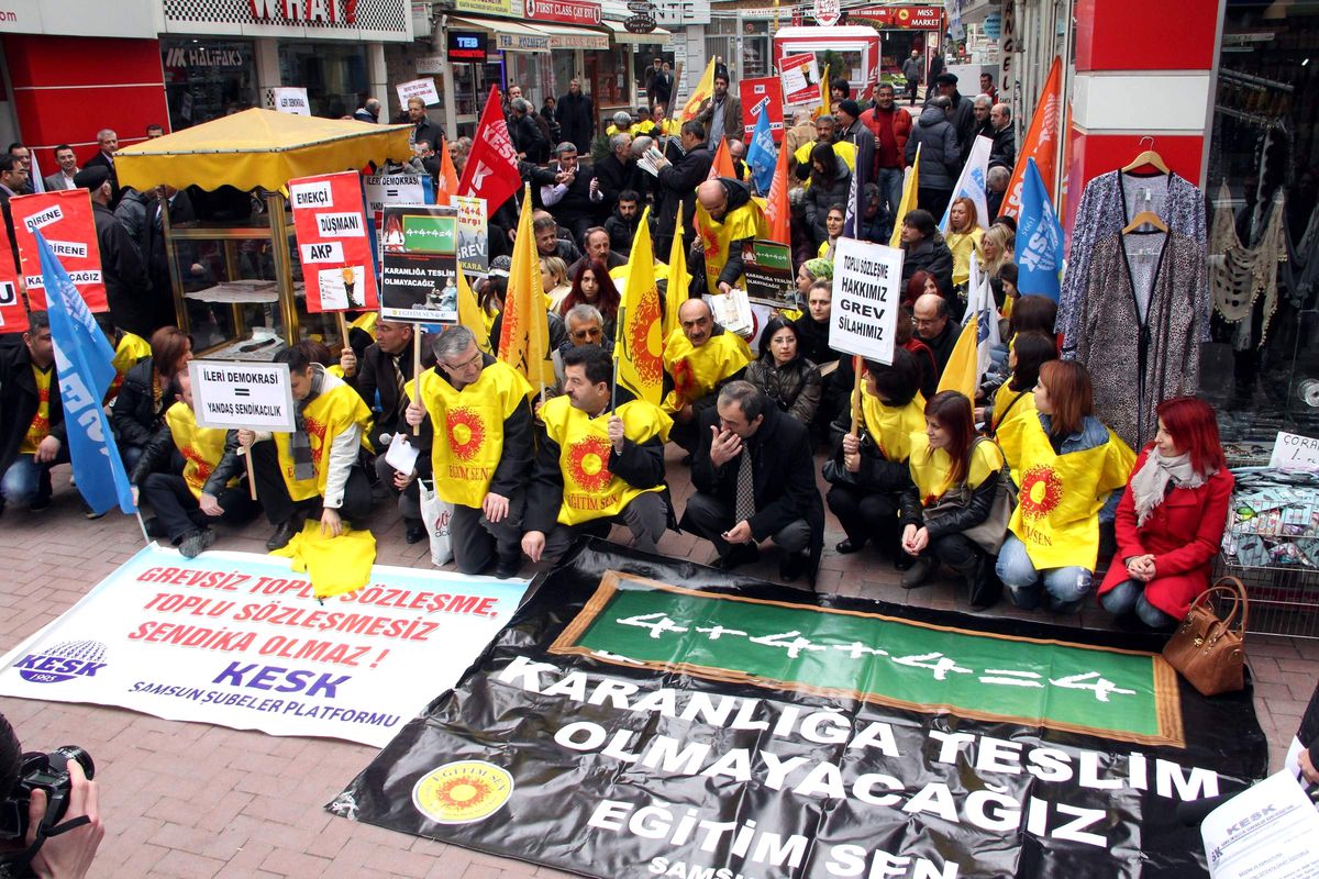 Kesk Üyelerinden Protesto