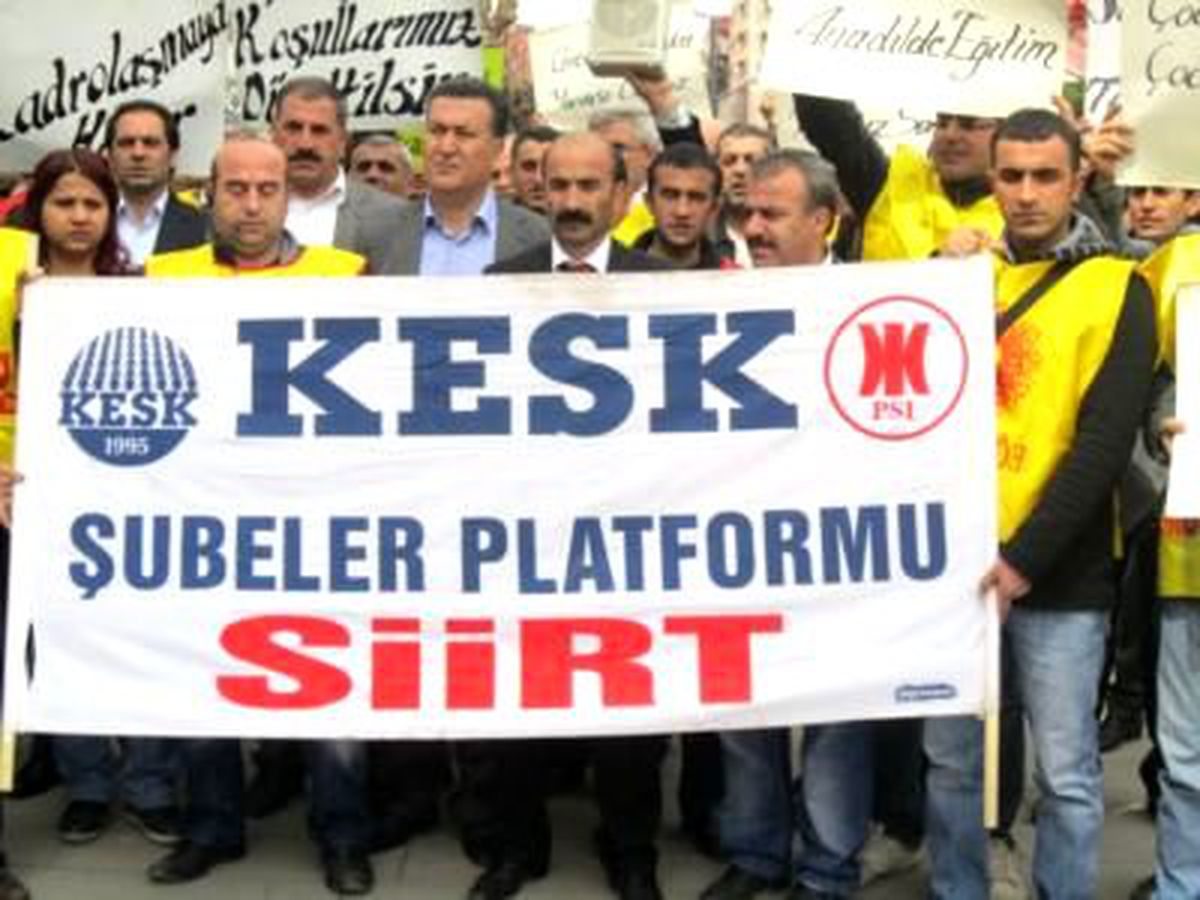Siirt\'te 4+4+4 Protestosu
