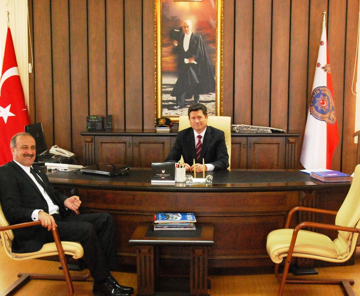 Başkan Aşkın, Yeni İl Emniyet Müdürü Çetin\'i Ziyaret Etti