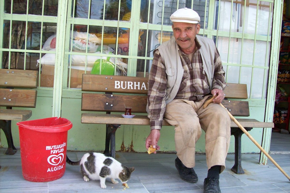 Burhaniye\'de Çiftçinin Hayvan Sevgisi