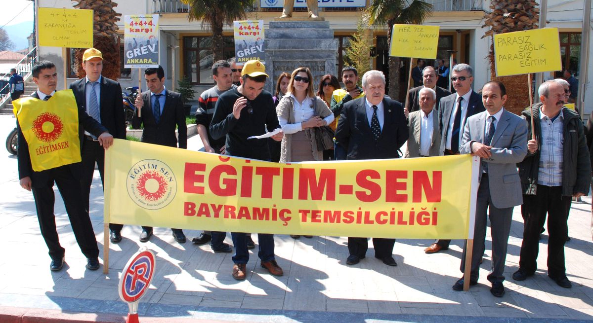 Eğitim Sen Bayramiç Temsilciliğinden Eylem