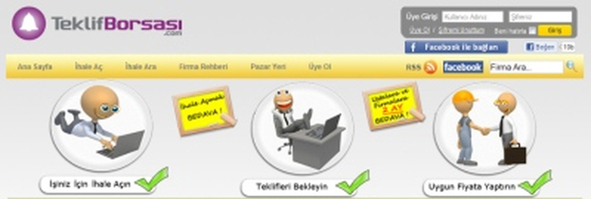 İhale Açtım. Teklif Veren Var Mı?