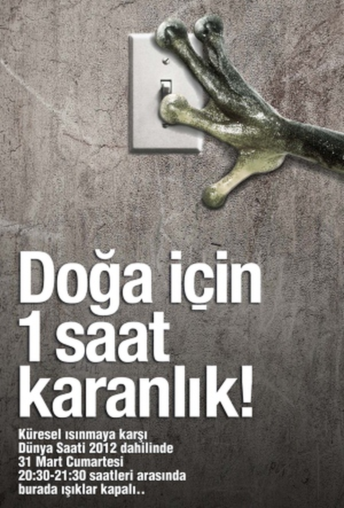 İstinyepark\'tan Dünya Saati Uygulamasına Destek