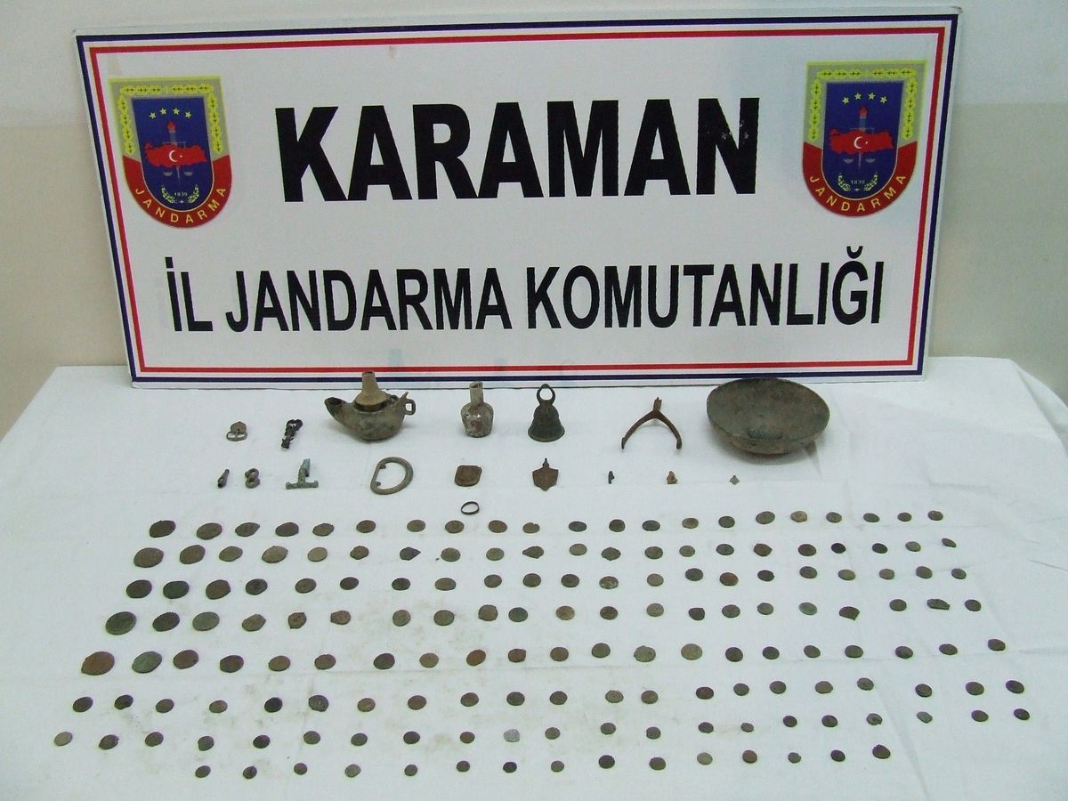 Karaman'da Tarihi Eser Operasyonu