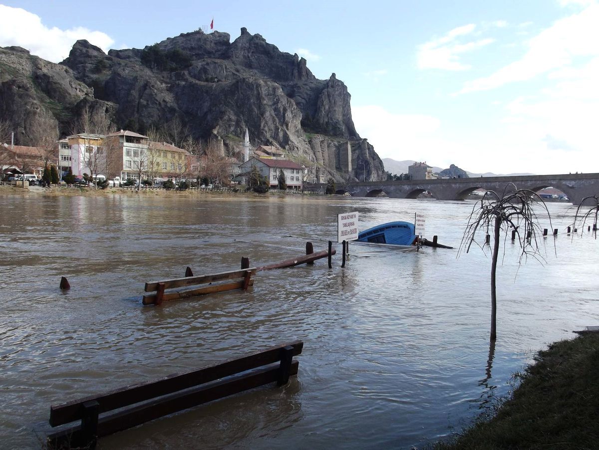 Kızılırmak Nehri Taştı
