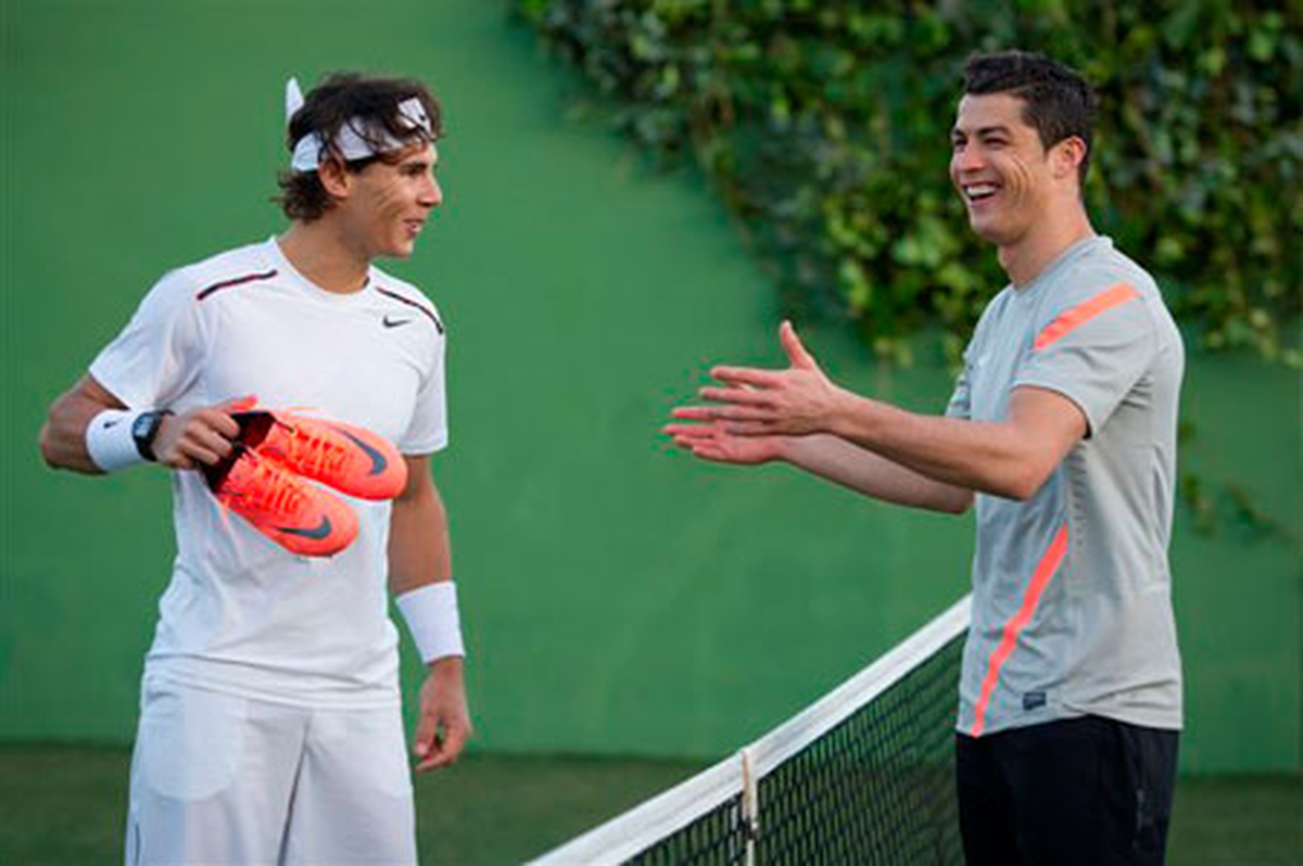 Cristiano Ronaldo Rafa Nadal\'a Karşı