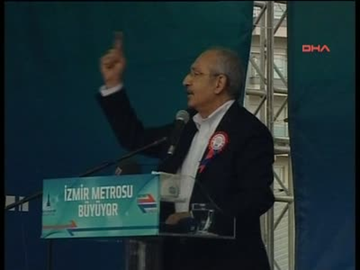 Kılıçdaroğlu İzmir\'de Metro Açılışına Katıldı