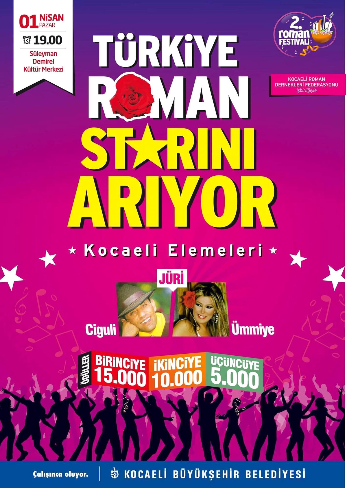 Kocaeli\'de, Roman Star Elemeleri Yarın Yapılacak