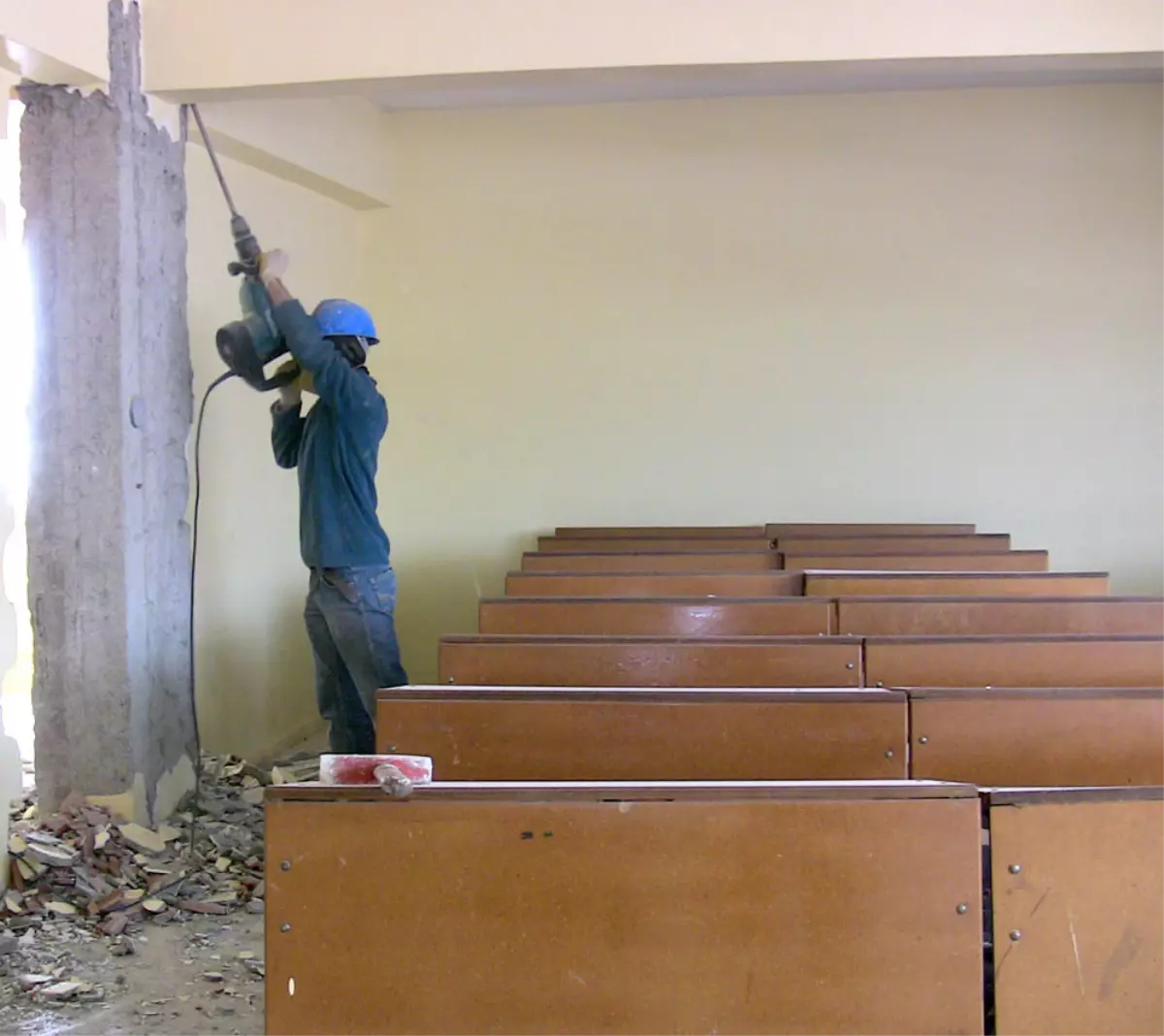 Myo Binasında Güçlendirme Çalışmaları Başlatıldı