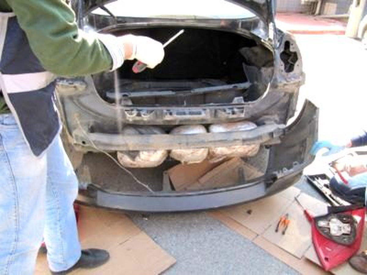 Otomobilde 48 Kilo Toz Esrar Bulundu