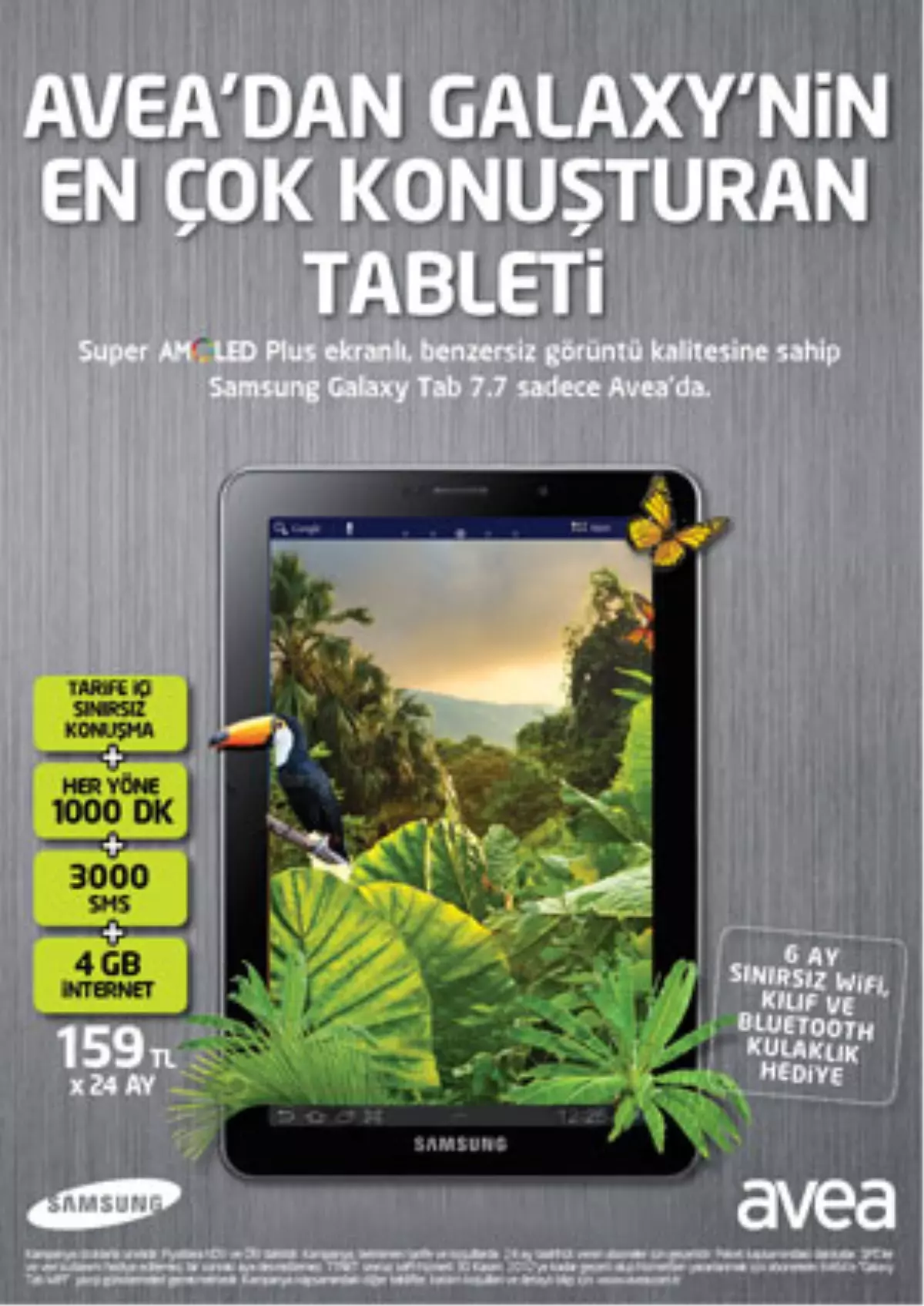 Samsung Galaxy Tab 7.7 Satışta