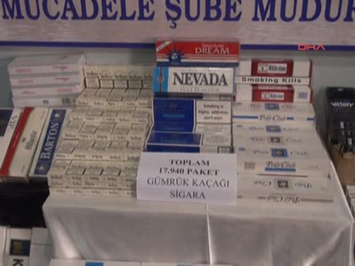 Şanlıurfa\'da 17 Bin 940 Paket Kaçak Sigara Ele Geçirildi
