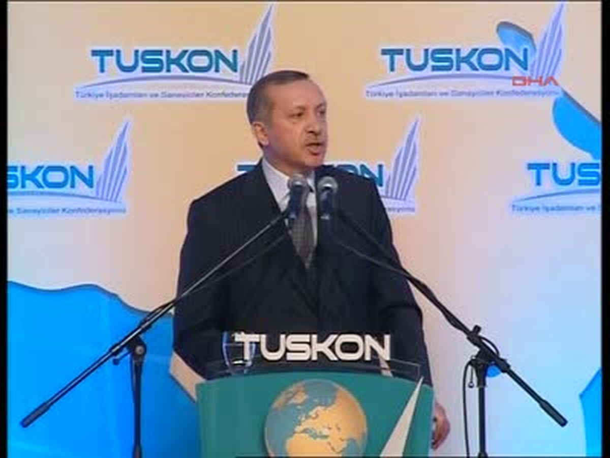Başbakan Erdoğan TUSKON\'da Konuştu