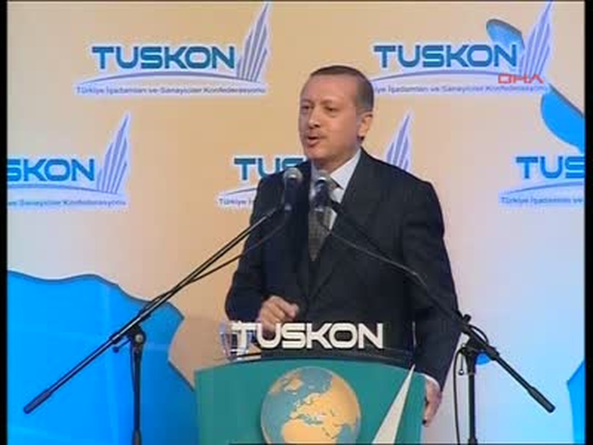 Başbakan Erdoğan TUSKON\'da Konuştu