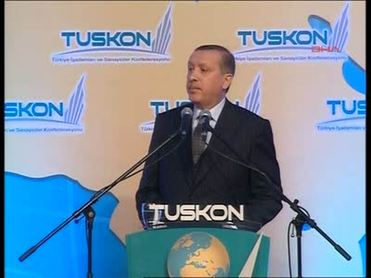 Başbakan Erdoğan TUSKON\'da Konuştu