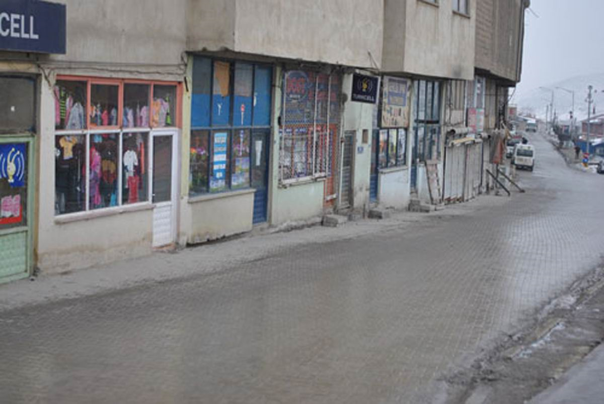 Şemdinli\'de Kepenk Kapatma Eylemi