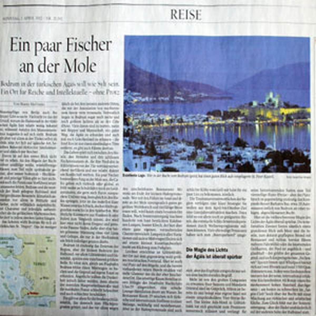 Alman Gazetesi Bodrum'u 'Türk St. Tropez'İ Olarak Tanıttı
