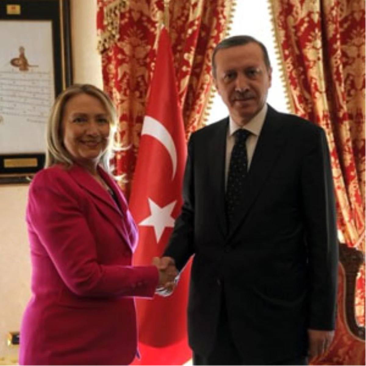 Başbakan Erdoğan, Hılary Clınton ile Görüşüyor