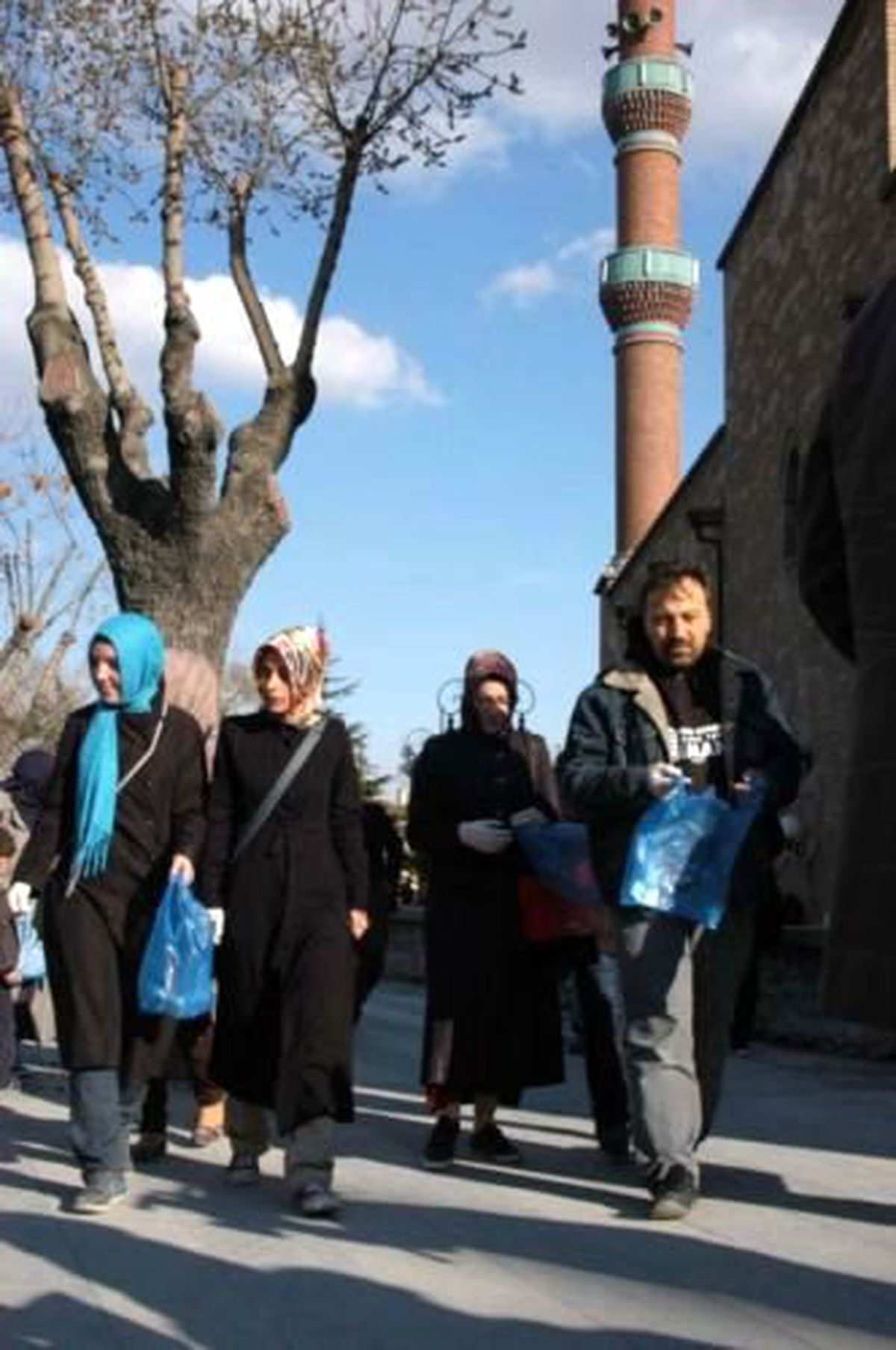 Konya\'da, \'Kartvizit\' Protestosu