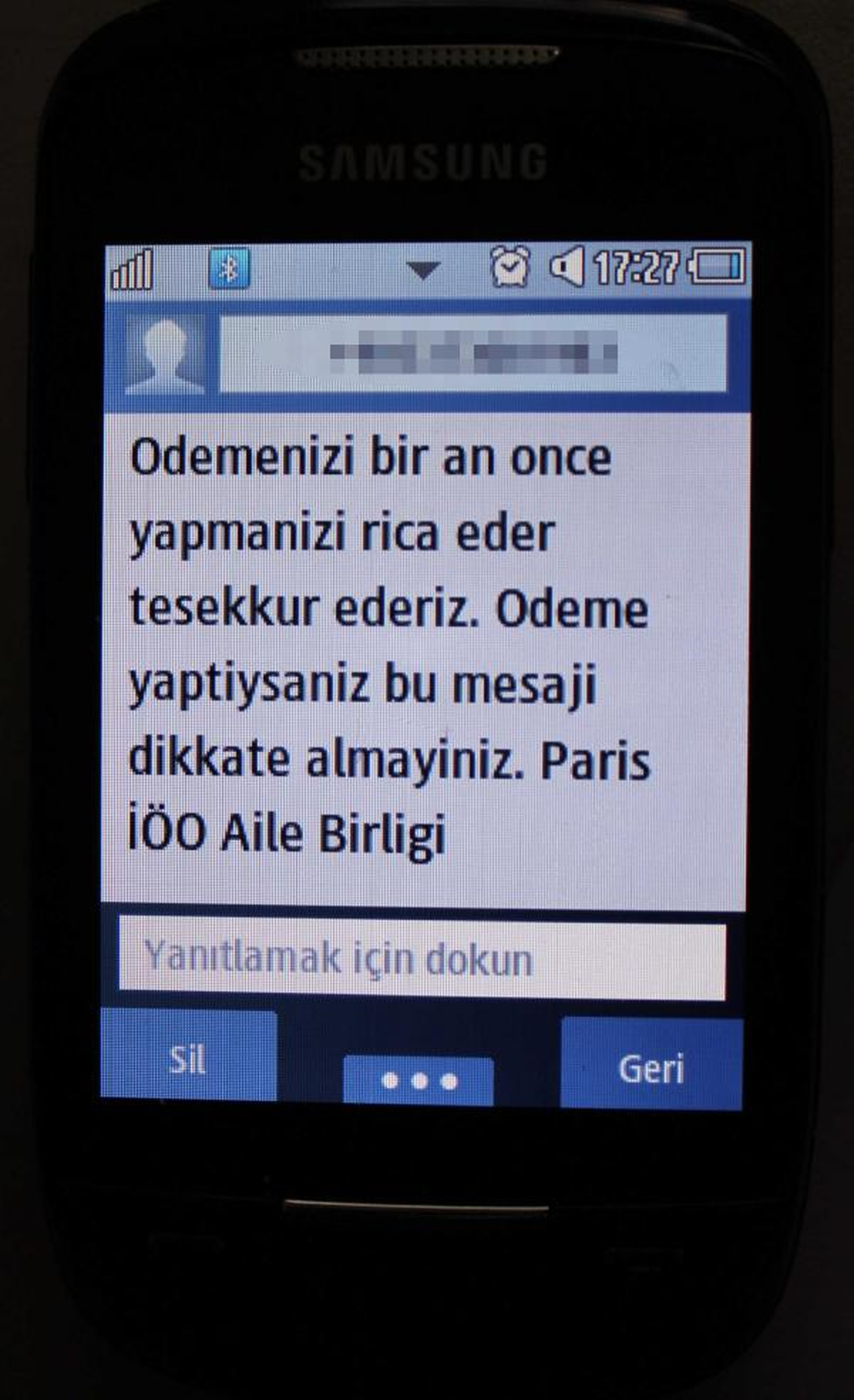 Okul Aile Birliğinden Velilere Cep Mesajı; Aidatlarınızı Ödeyin