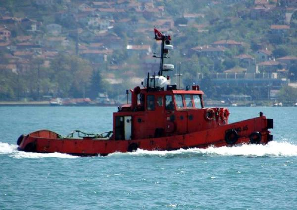 'Cerno 46' Adlı Römorkör Battı