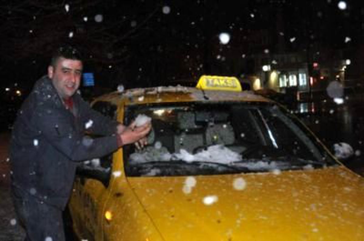 Çorlu ve Malkara\'da Kar