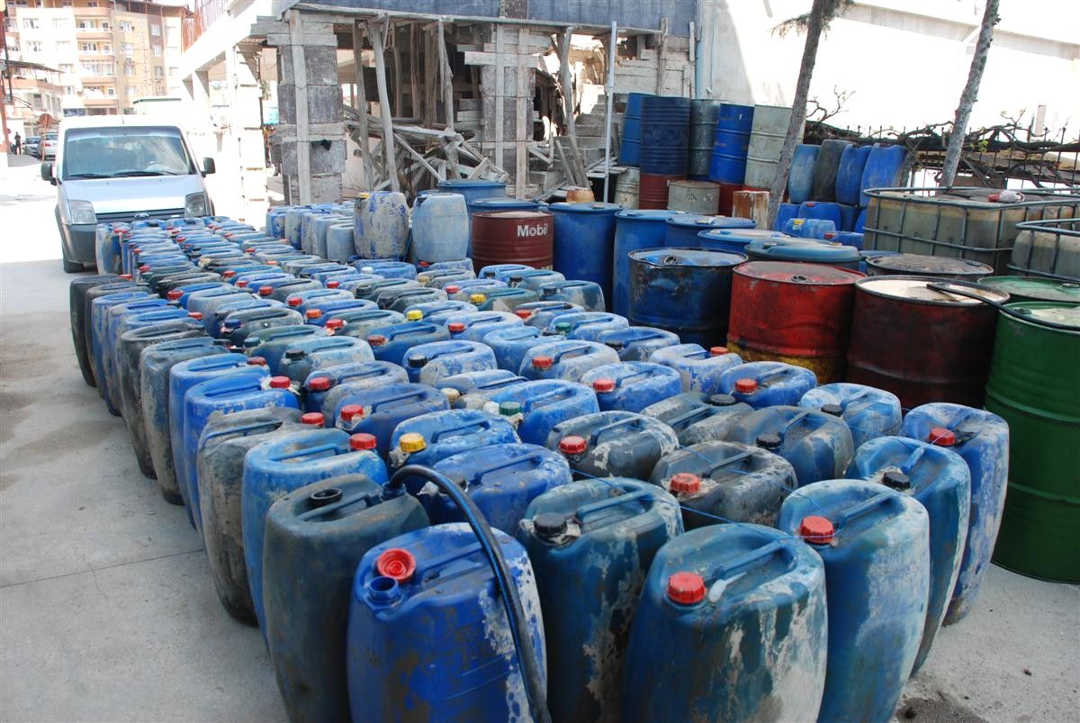 Kırıkhan'da 20 Ton Kaçak Mazot Ele Geçirildi