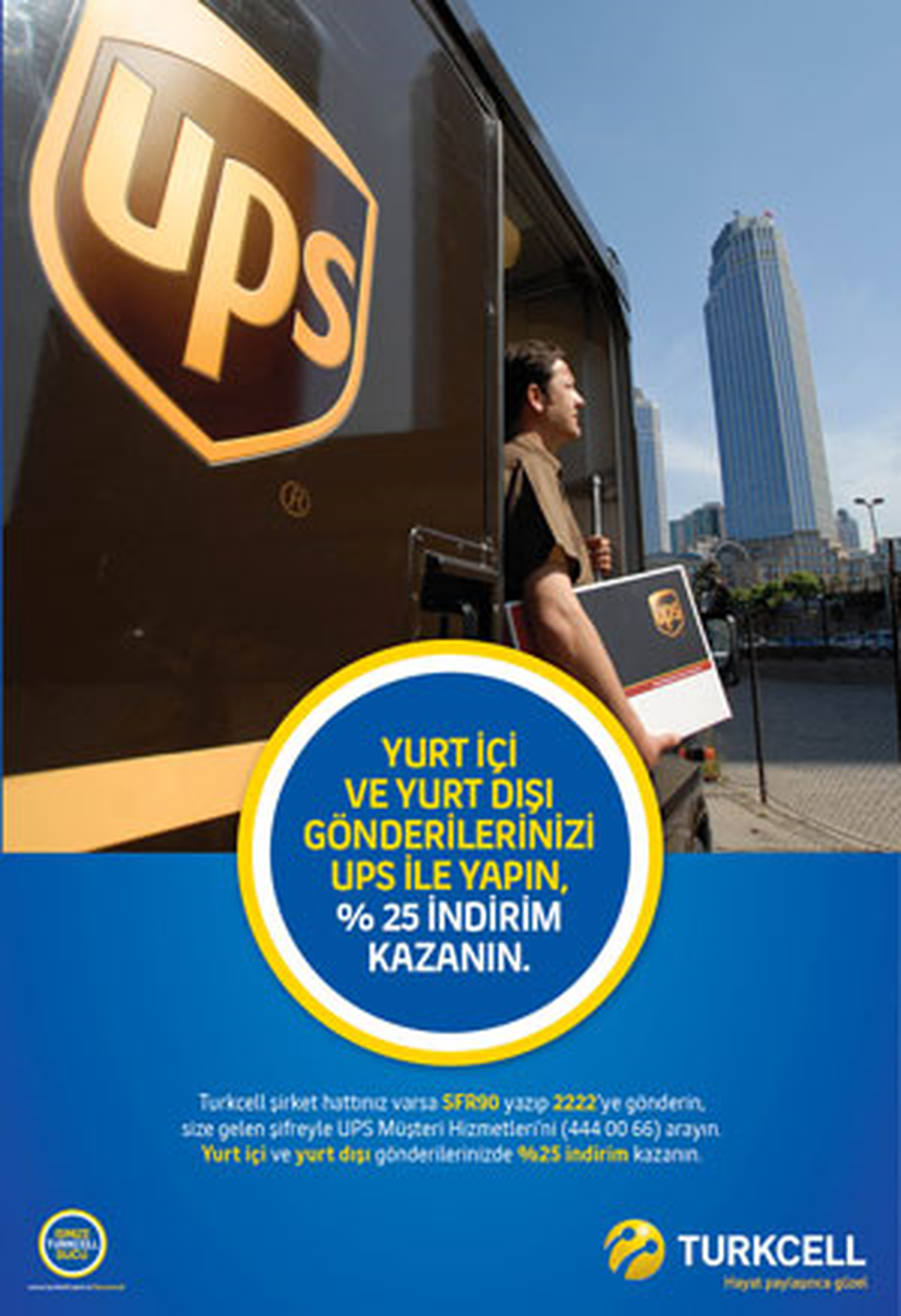 UPS\'den % 25 İndirim
