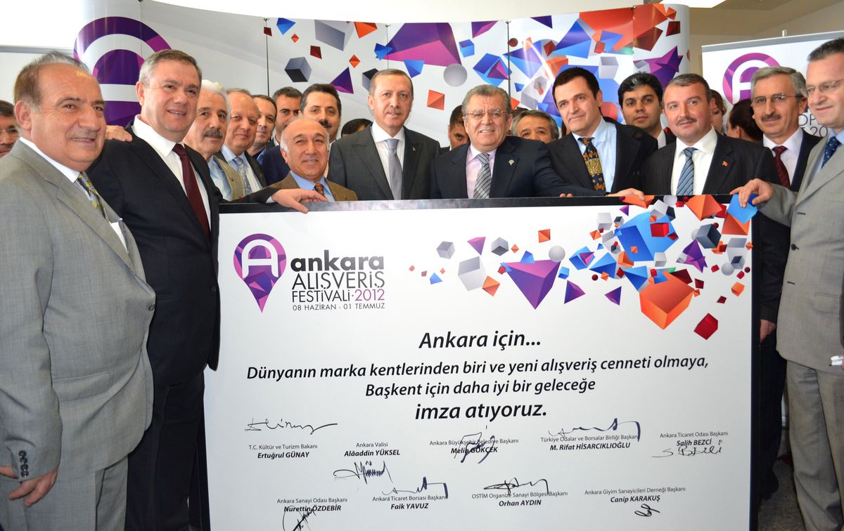 Başbakan Erdoğan\'dan \'Ankara Alışveriş Festivali\'ne Destek
