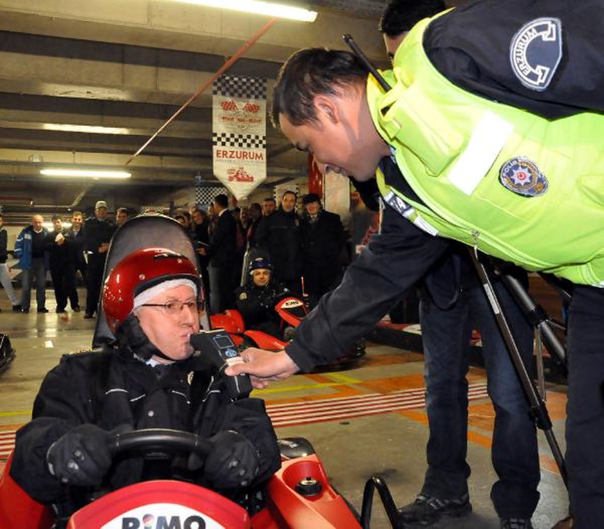 Go- Kart Pistinde Alkol Muayenesi
