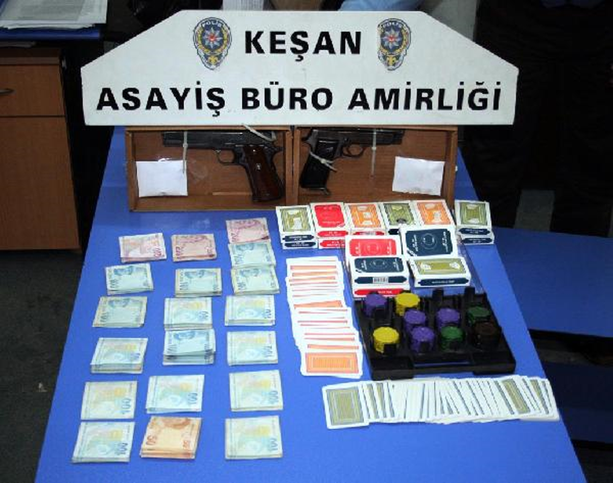 Keşan\'da Kumar Operasyonu: 21 Gözaltı