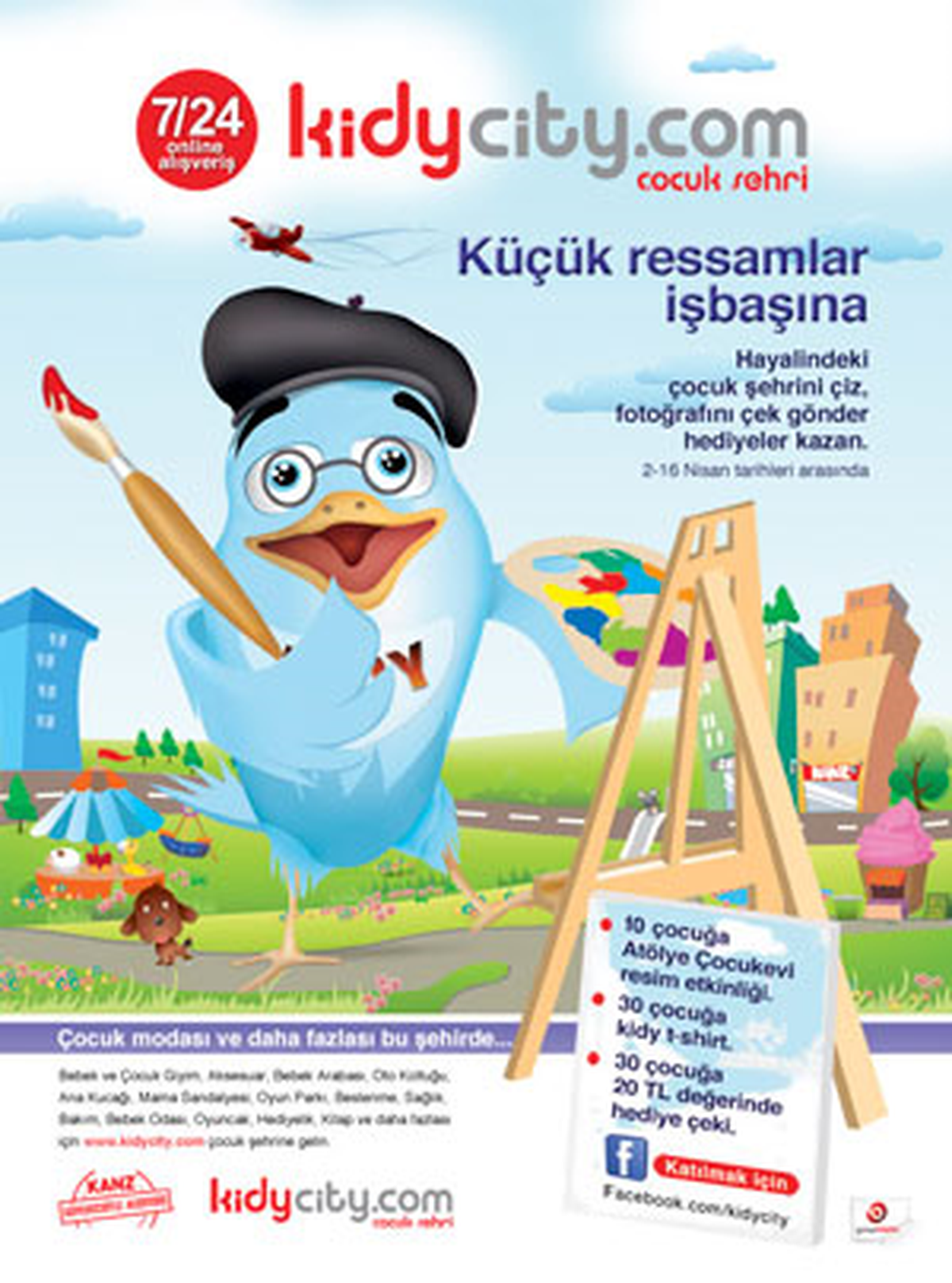 Kidy ile Hayalindeki Çocuk Şehrini Çiz
