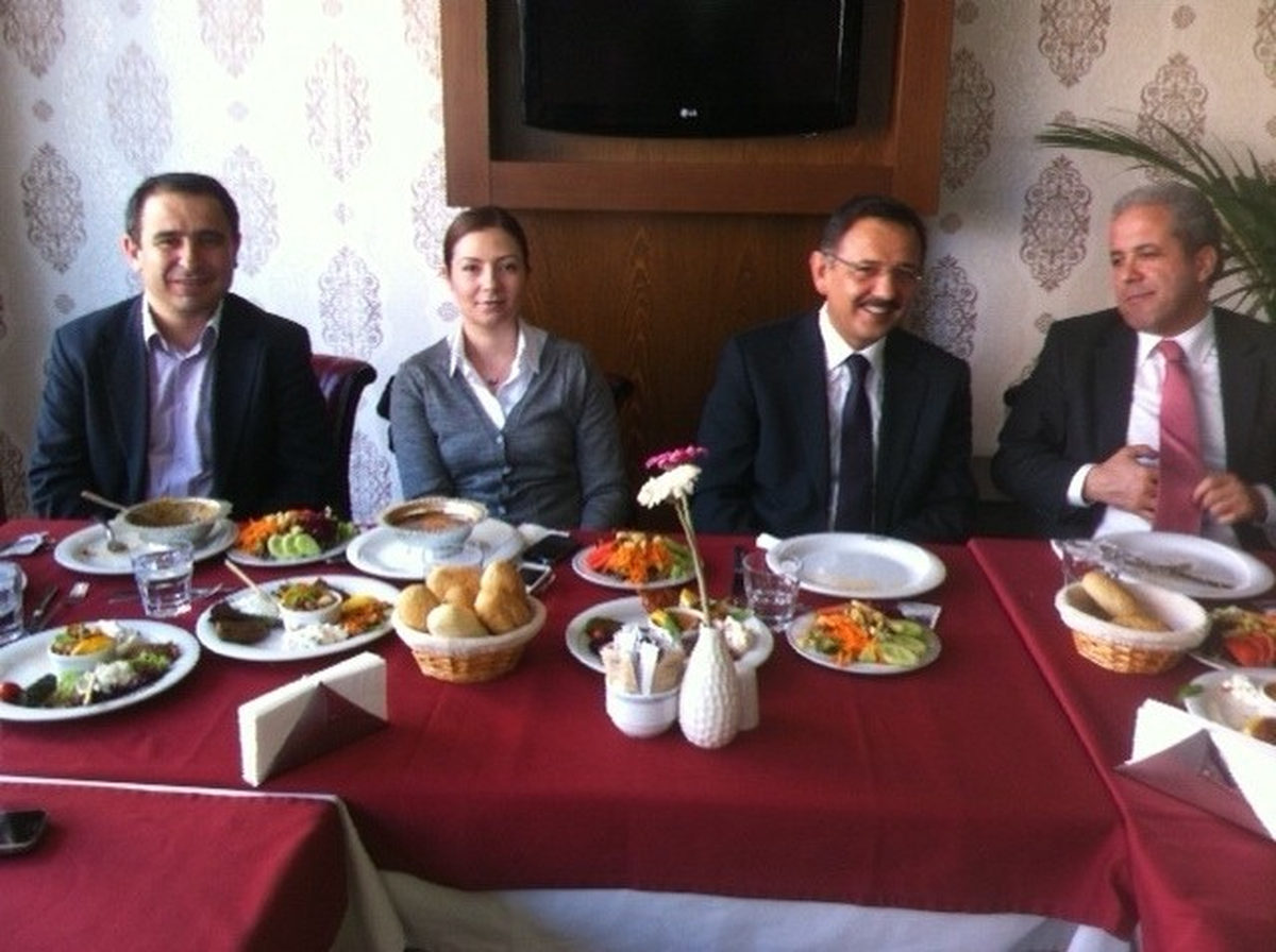 Özhaseki Ankara'da Gazetecilerle Buluştu