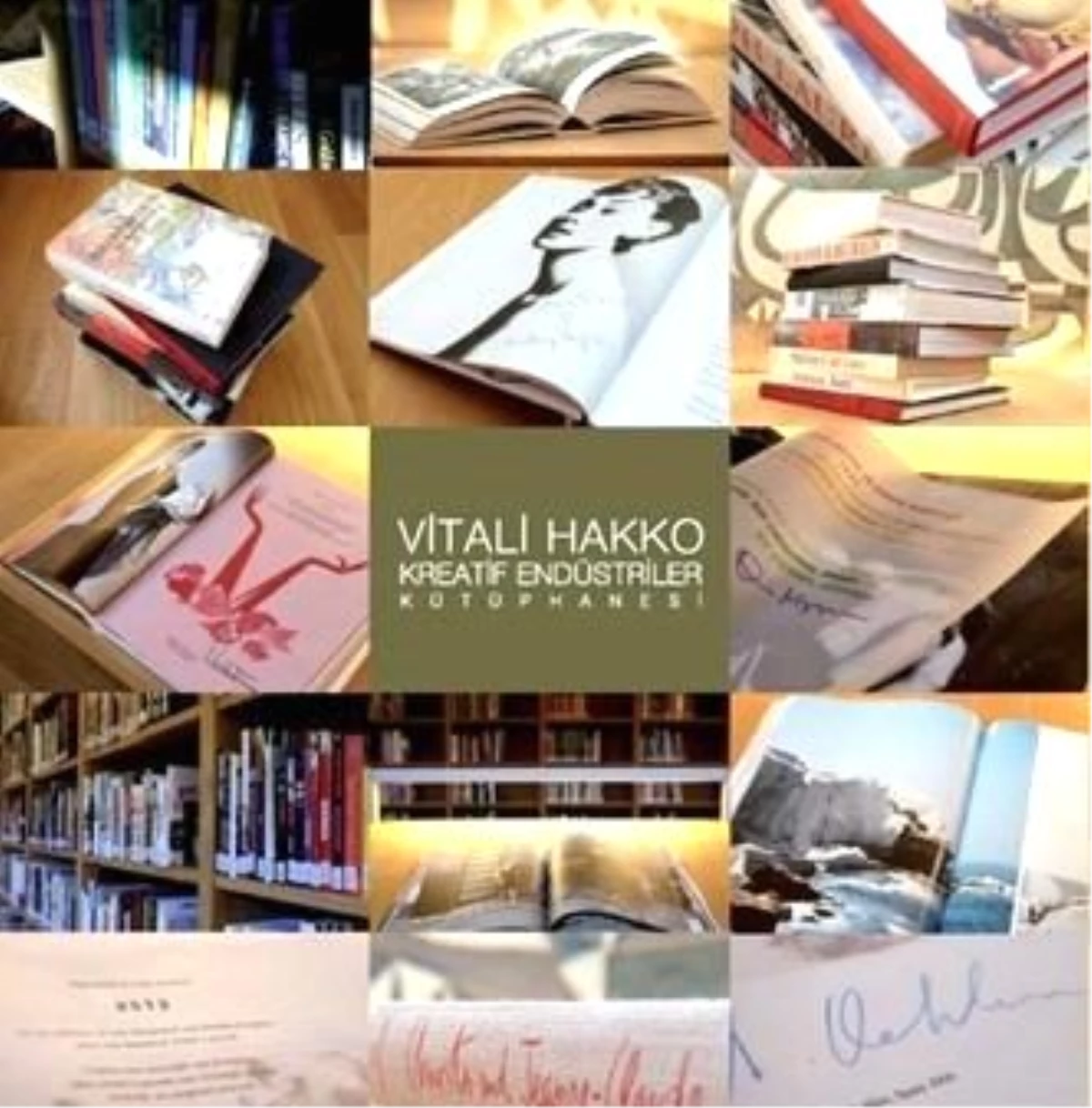 Vakko\'dan Kreatif Endüstriler Kütüphanesi