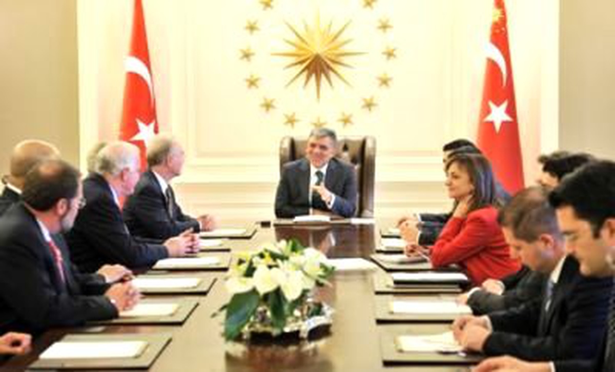 Cumhurbaşkanı Gül, ABD Temsilciler Meclisi Üyesi Price\'ı Kabul Etti