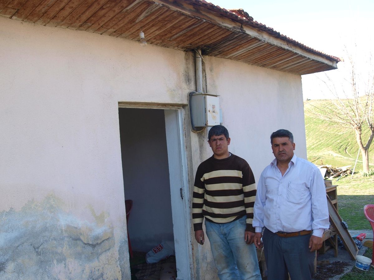 Selendi'de Heyelan