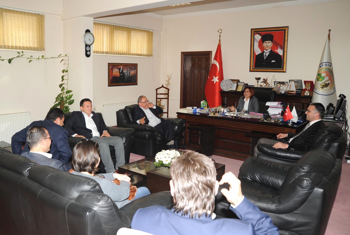 Başkan Çerçioğlu'na Ziyaretçi Akını