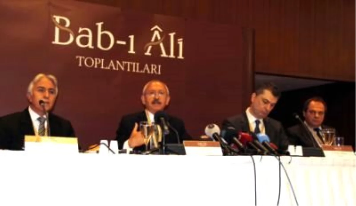 Kılıçdaroğlu, Bab-I Ali Toplantıları\'nın Konuğu Oldu