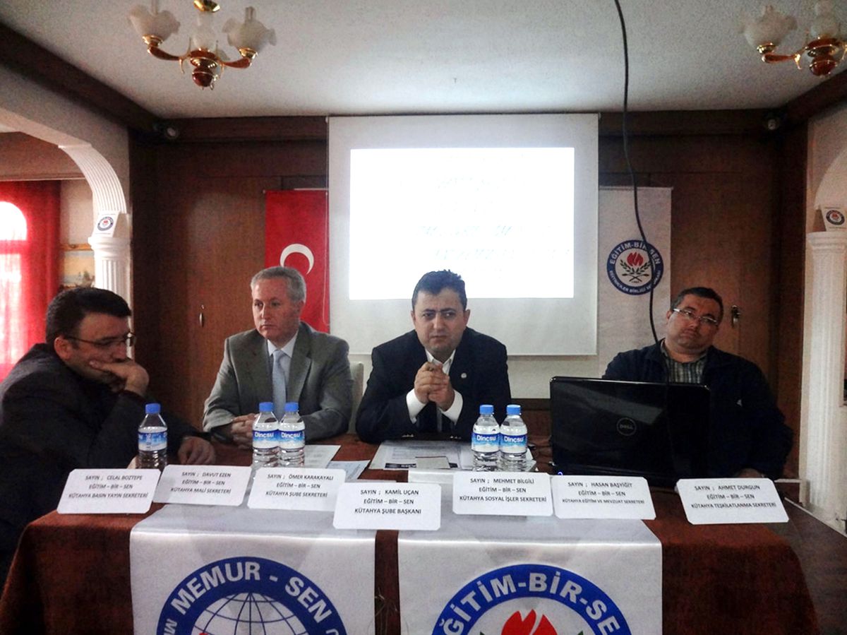 Eğitim Bir-Sen Kütahya Şube Başkanı Kamil Uçan Açıklaması