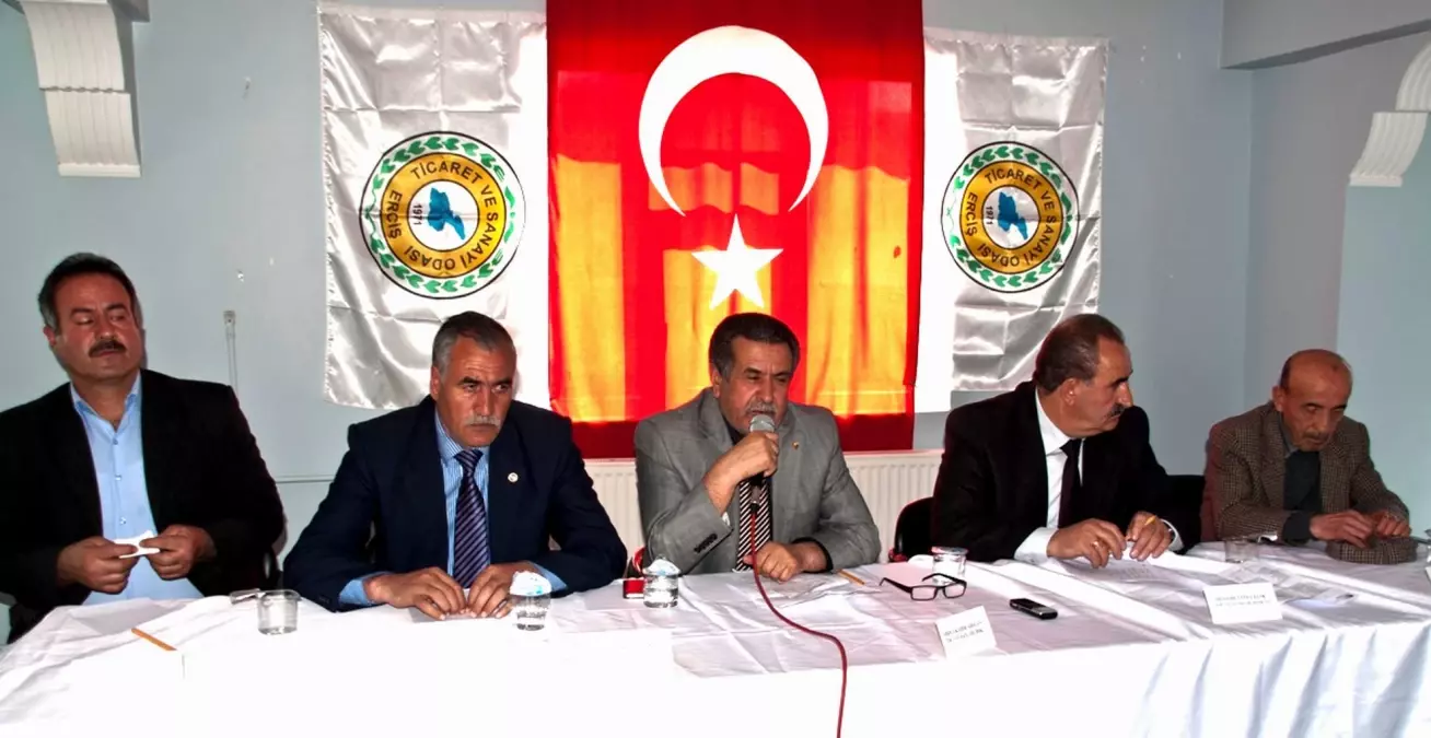 Erciş\'te Oda Başkanlarının Durum Değerlendirme Toplantısı