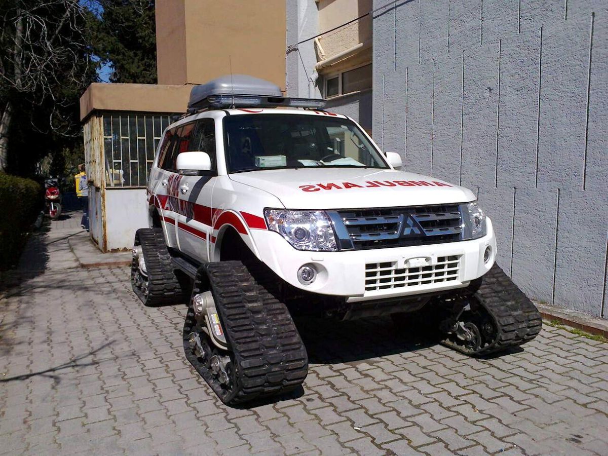 Paletli Kar Ambulansında Tekerlekli Değişim